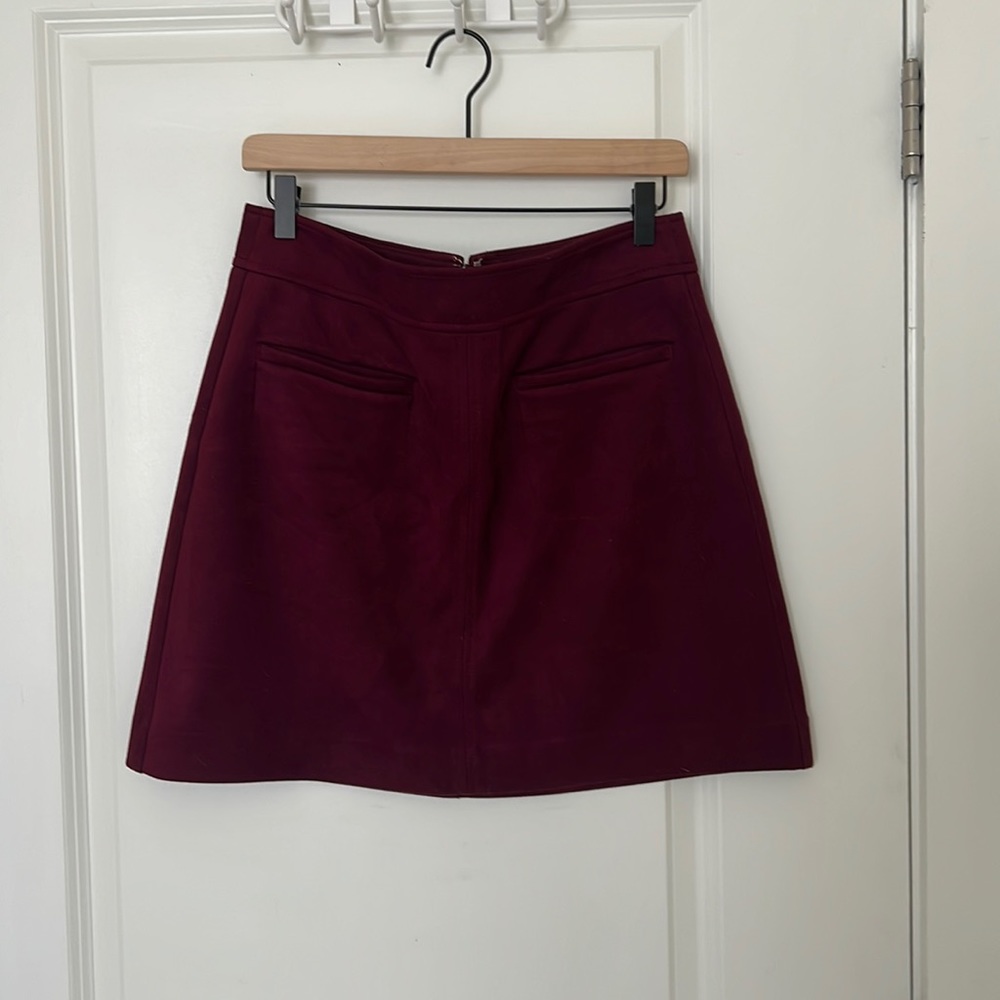 Suede Mini Skirt